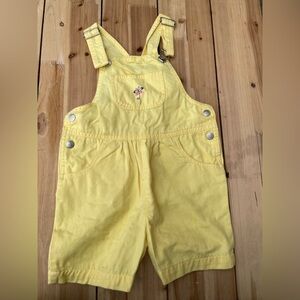 Vintage Yellow Kids Overalls
